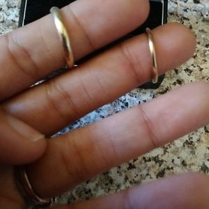 14 karat gold wedding bands